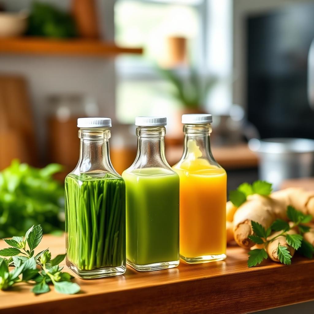 Wheatgrass & Ginger Shots at Juice Stop Sioux Falls